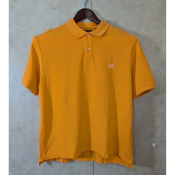 Chaps Polo Shirt Men’s XL Orange Cotton Classic Fit Golf Casual Outdoors - Picture 2 of 8